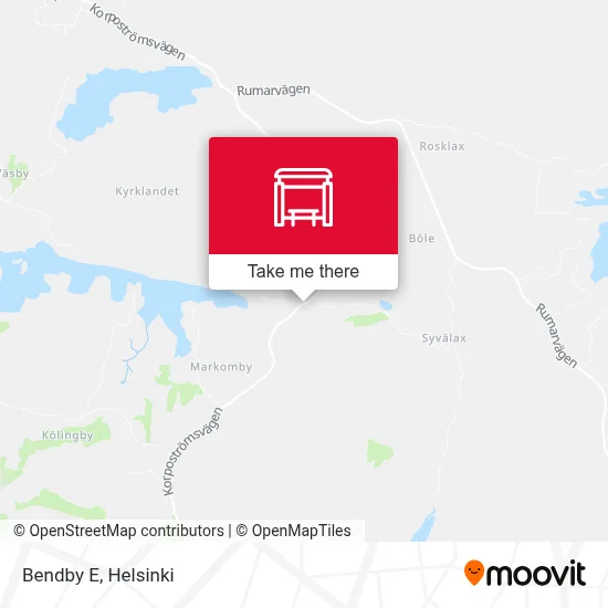 Bendby E map