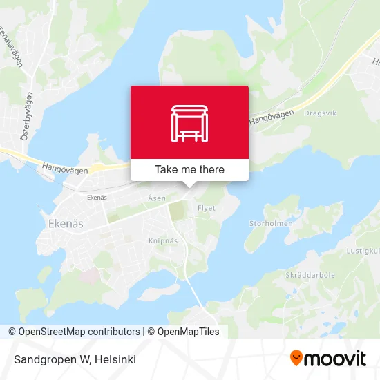 Sandgropen W map