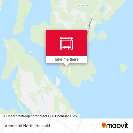 Ahoniemi North map