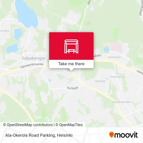 Ala-Okerois Road Parking map