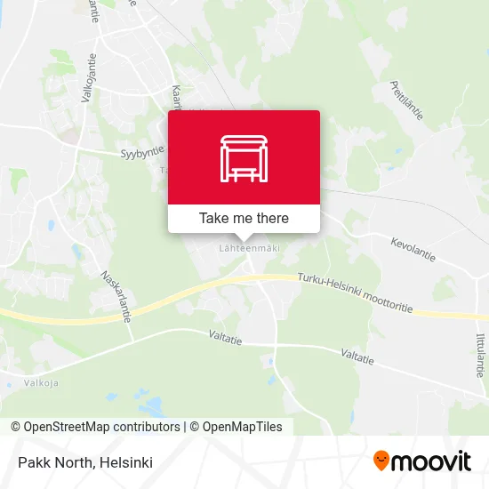 Pakk North map