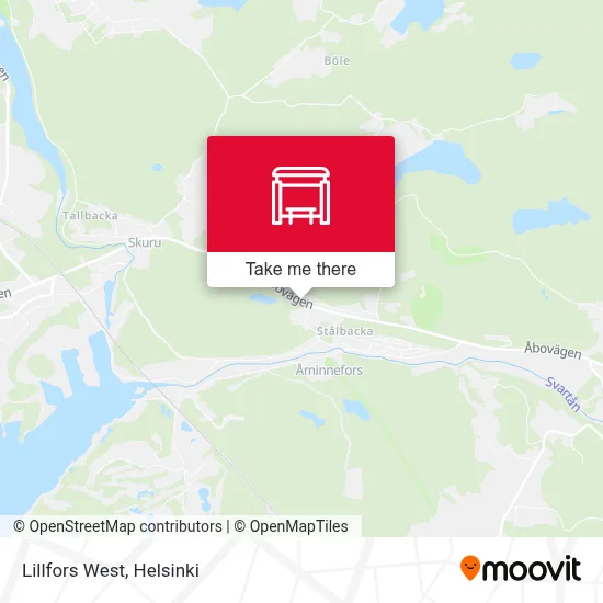 Lillfors West map