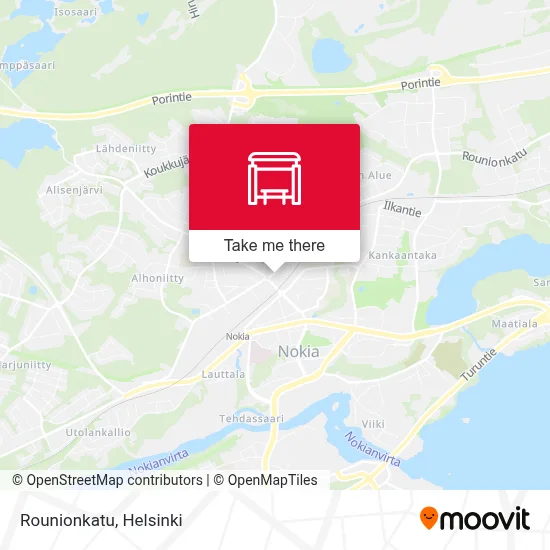 Rounionkatu map