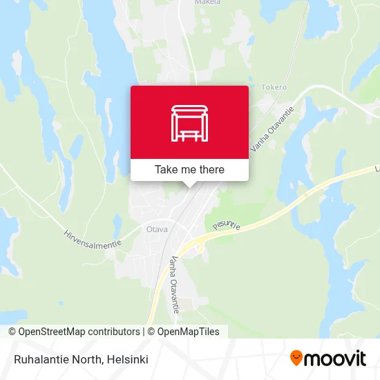 Ruhalantie North map