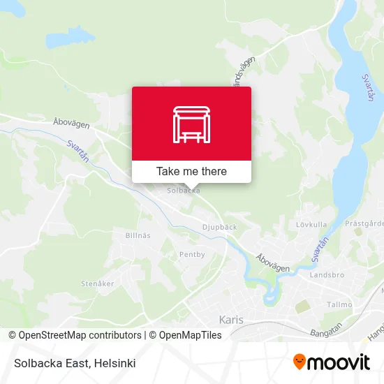 Solbacka East map