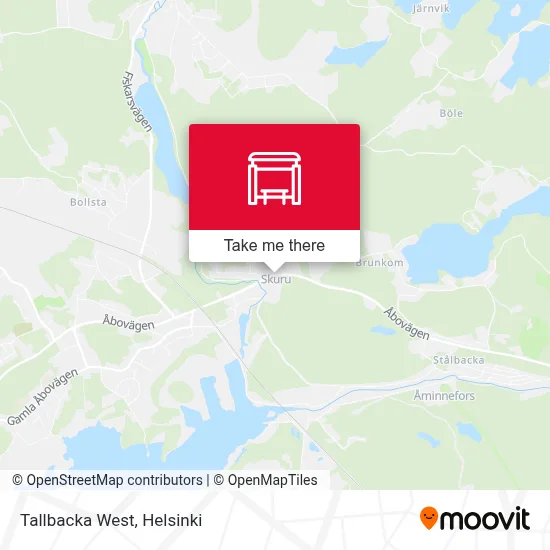 Tallbacka West map