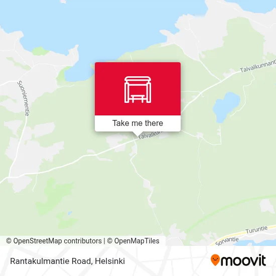Rantakulmantie Road map
