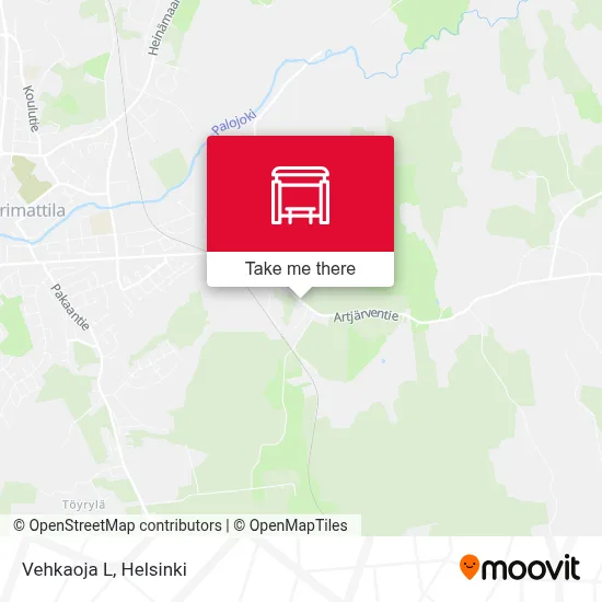 Vehkaoja L map