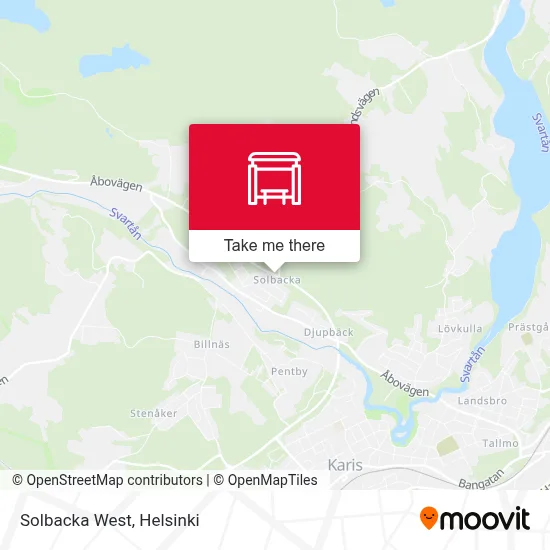 Solbacka West map