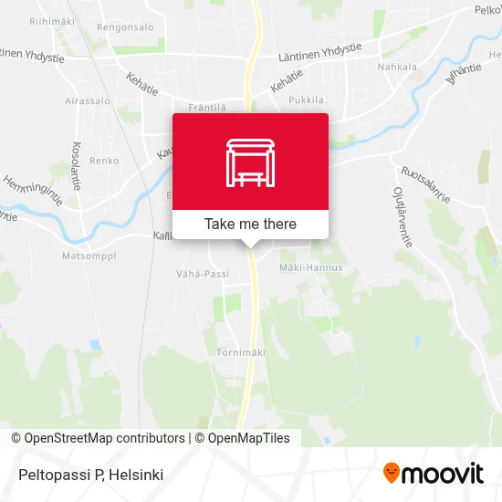 Peltopassi P map