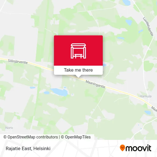 Rajatie East map