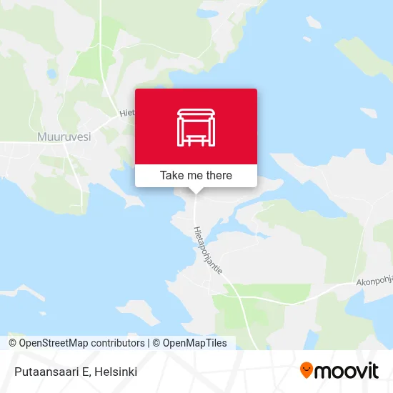 Putaansaari E map
