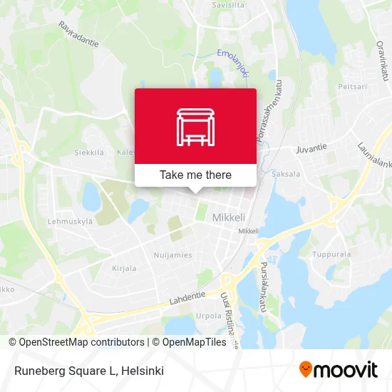 Runeberg Square L map