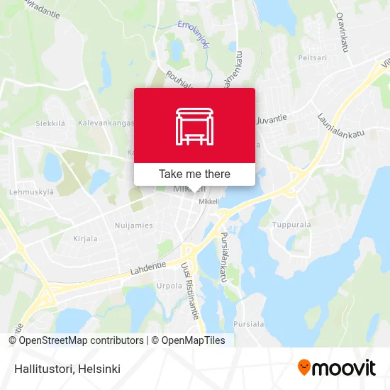 Hallitustori map