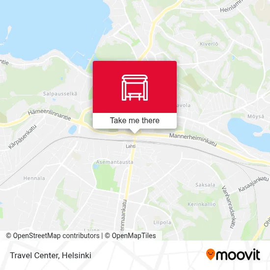 Travel Center map