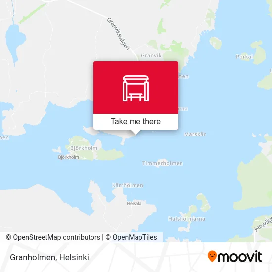 Granholmen map