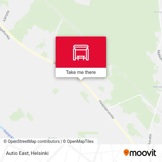 Autio East map