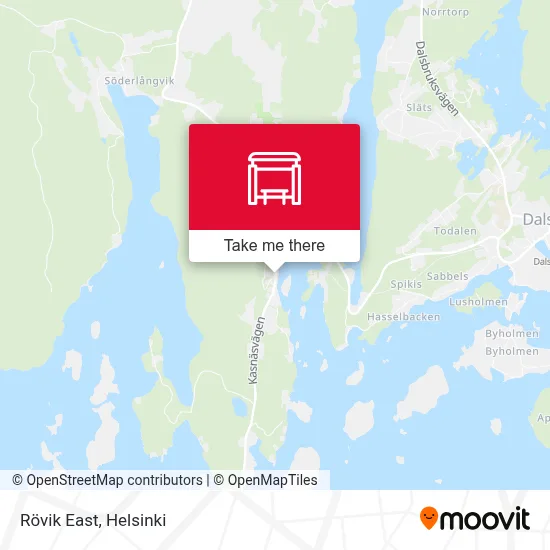 Rövik East map