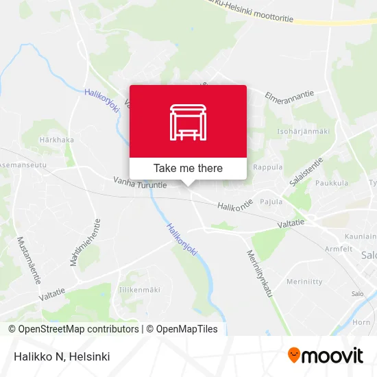 Halikko N map