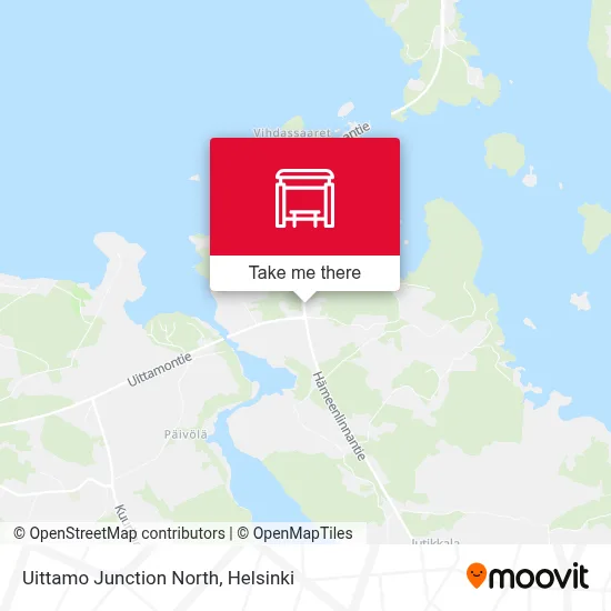 Uittamo Junction North map