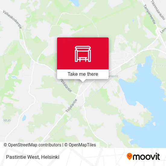 Pastintie West map