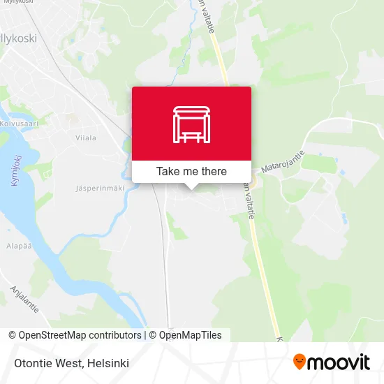 Otontie West map