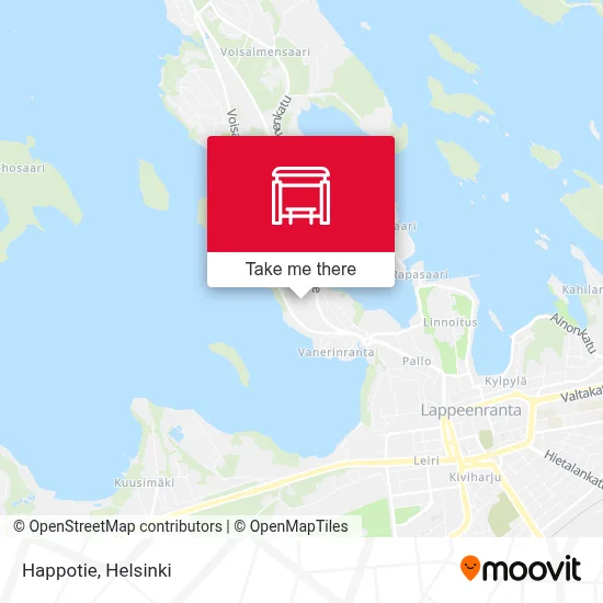 Happotie map