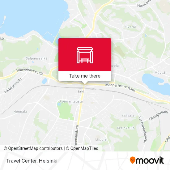 Travel Center map