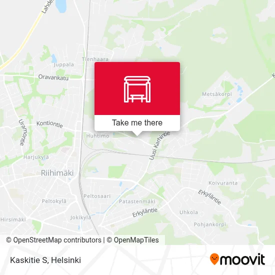 Kaskitie S map