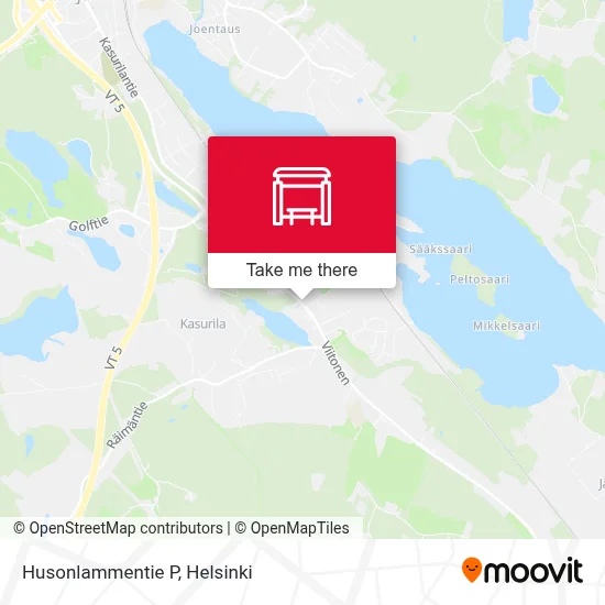Husonlammentie P map
