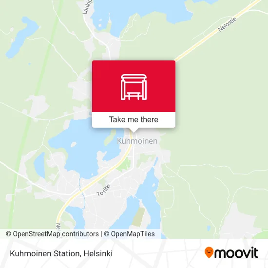 Kuhmoinen Station map