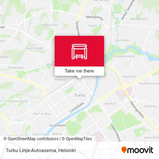 Turku Linja-Autoasema map