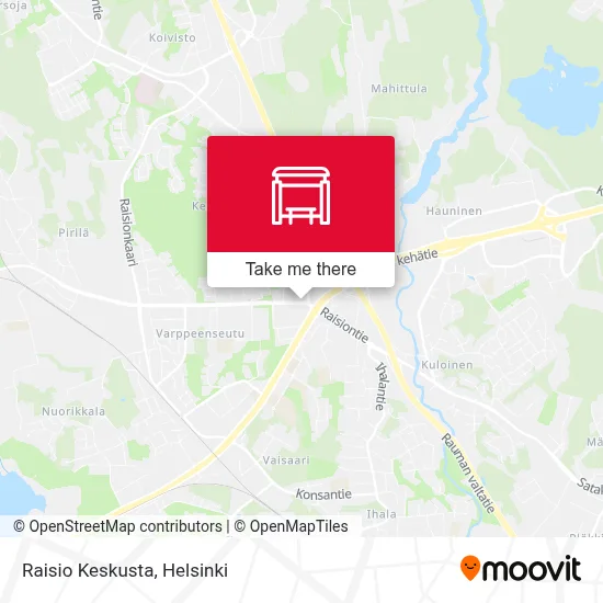 Raisio Keskusta map