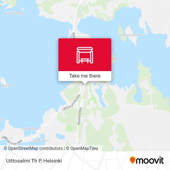 Uittosalmi Th P map