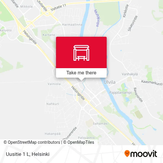 Uusitie 1 L map