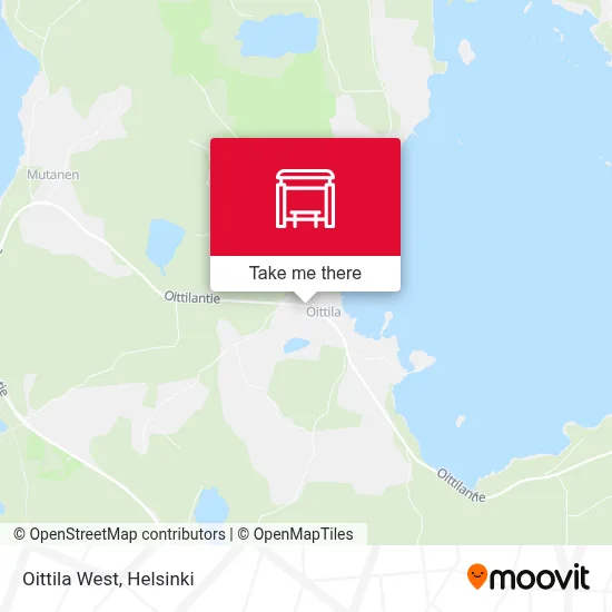 Oittila West map