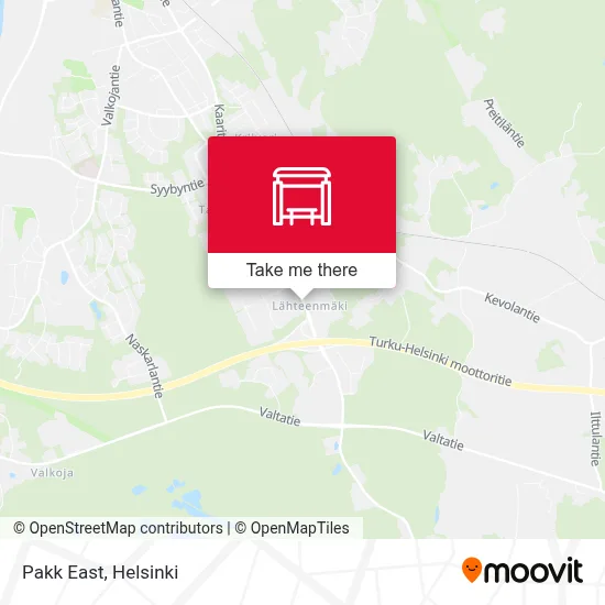 Pakk East map