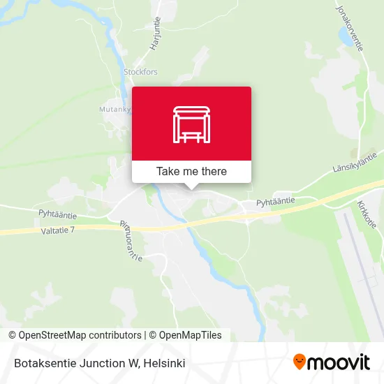Botaksentie Junction W map
