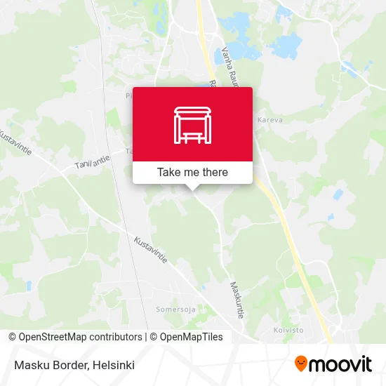 Masku Border map