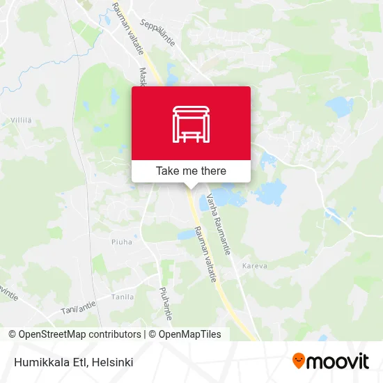 Humikkala Etl map