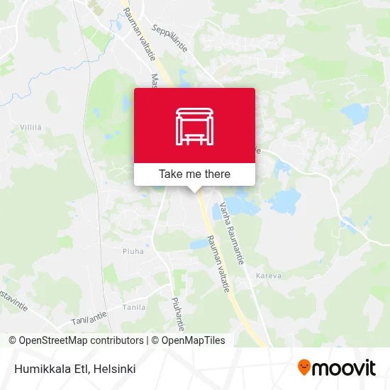 Humikkala Etl map