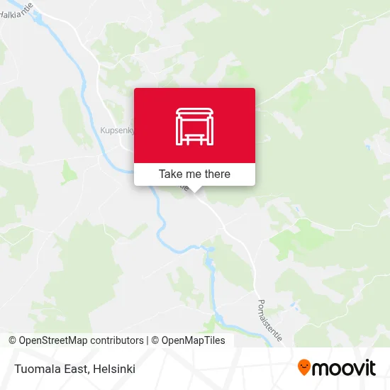 Tuomala East map