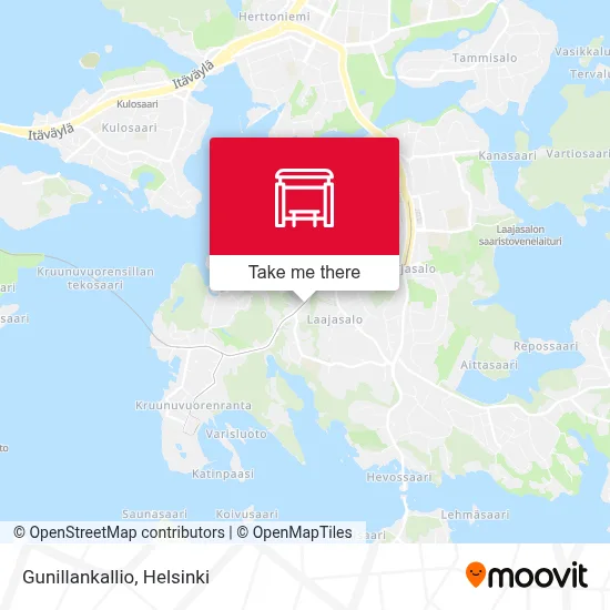 Gunillankallio map