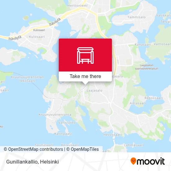 Gunillankallio map
