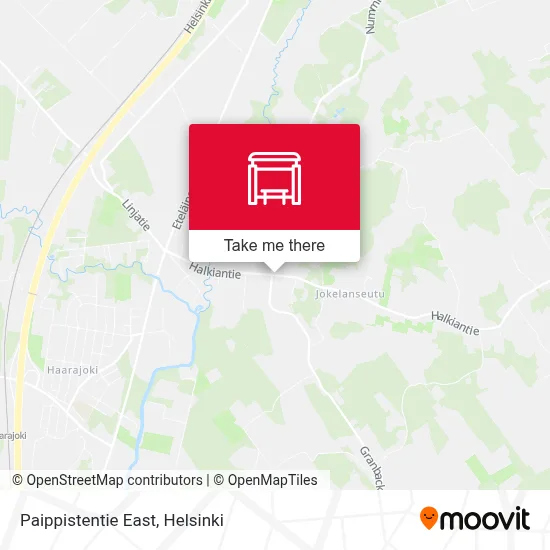 Paippistentie East map