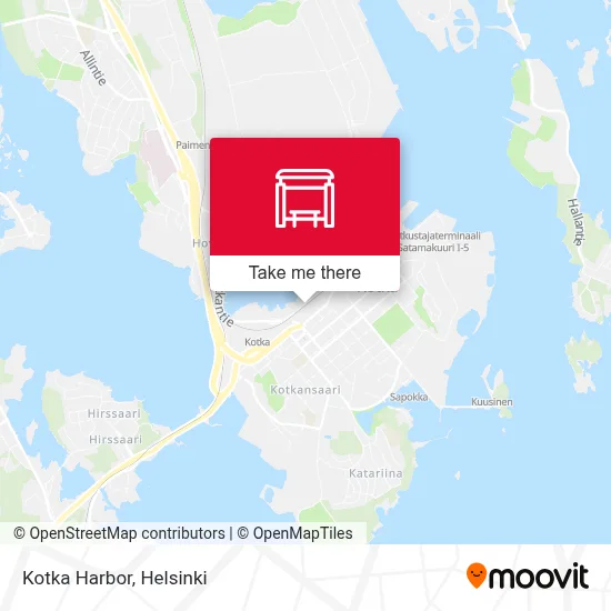 Kotka Harbor map