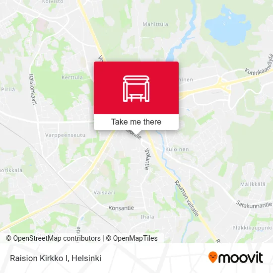 Raision Kirkko I map