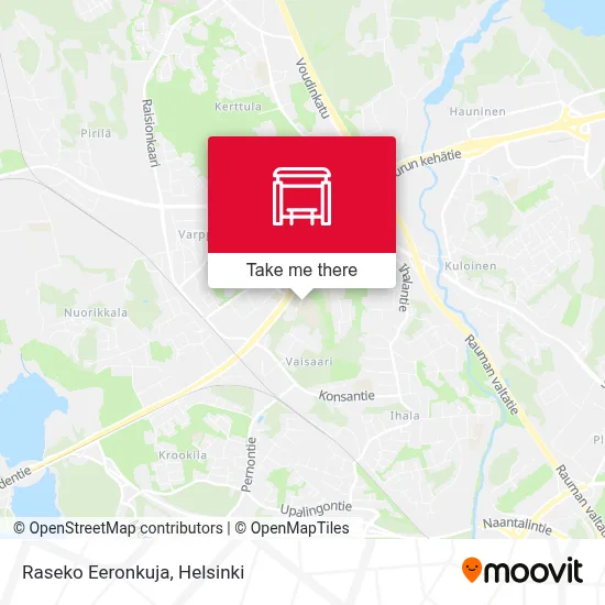Raseko Eeronkuja map