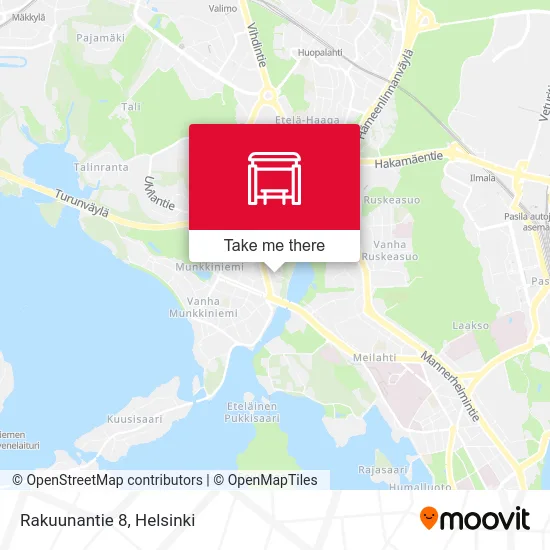 Rakuunantie 8 map