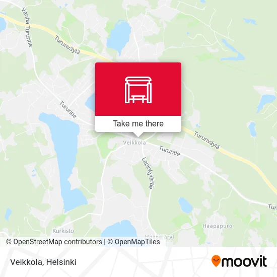 Veikkola map